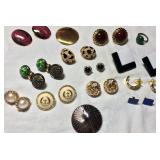 Earrings and Two Broaches