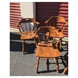5 Chairs finish matches lot 2032