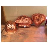 Copper Jello Molds