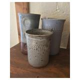 Three Pottery Cups