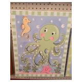 Octopus Print on Canvas