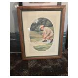 Framed Golf Print