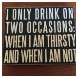 Drinking Sign