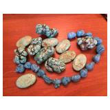 Lot of Chalk Turquoise Beads