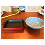 Crock Pot Pan and Fiesta Serving Bowl