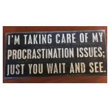 Primitives by Kathy Sign - Procrastination