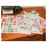 Very Large Lot of NASCAR Decals