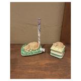 Pen and post it note holder