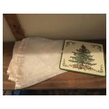 Spode Trivet and Table Covering