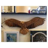 Wood Carved Eagle