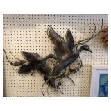 Metal Duck Sculpture