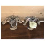 Blenko Candle Holders