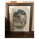 Framed Golf Print