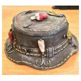 Resin Fishing Hat  Paper Clip Hplder