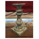 Distressed Candle Holder