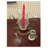 Candle Holders and a Spoon