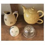 Tea Pot and Honey etc