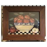 Framed Bowl of Apples