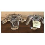 Blenko Candle Holders