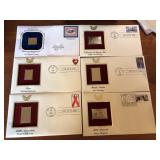 6 Gold Stamps