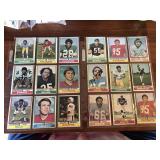 Two Sheets of Vintage Football Cards