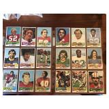 Two Sheets of Vintage Football Cards