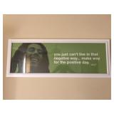 Framed Bob Marley Poster
