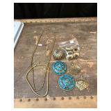 Neclaces, Buckles and Pendants