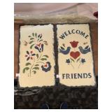 Pimitive Country Signs on Slate