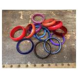 Melamime and Plastice Bracelets