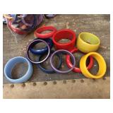 Melamime, Bakelite and Plastice Bracelets