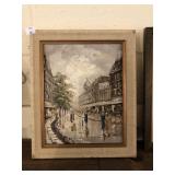 Framed Print of Street Scene