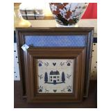 Two Framed Pictures