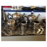 Silver Plate Tea Set