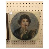 Wall Art Woman with book