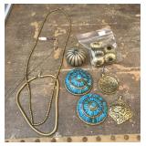 Neclaces, Buckles and Pendants