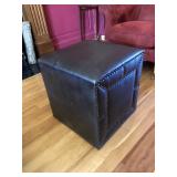 Leather Ottoman