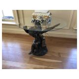 Round Glass Top Cupid Table