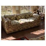Yellow Floral Print Sofa