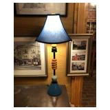 Custom Blown Glass Lamp