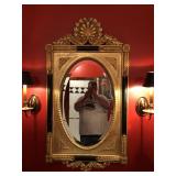 Beautiful Black and Gold Mirror
