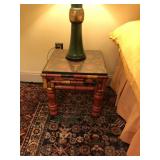 Red and Yellow Side Table