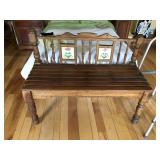 Bench made from Twin Bed