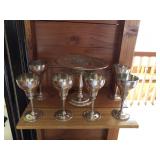 Goblets & Pedestal Dish (7 piece)