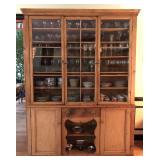 Beautiful Antique Country China Cabinet