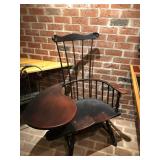 Black Spindle Back Chair