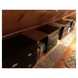 5 Black Lateral Filing Cabinets