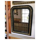 Black and Gilded Mirror