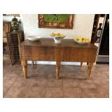 BEAUTIFUL Butcher Block Prep Table