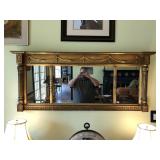 3 Panel Long Gold Mirror